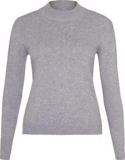 Fairtrade Feinstrick-Pullover Sada Aus Bio-Baumwolle - Grau-melange