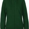 Neutral Zip-Up Hoodie Aus Fairtrade Bio-Baumwolle - Bottle Green