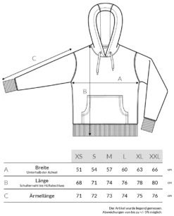 Hoodie Aus Bio-Baumwolle - Navy -MELA Geschaft Abmessungen EP51P 1280x1280 3