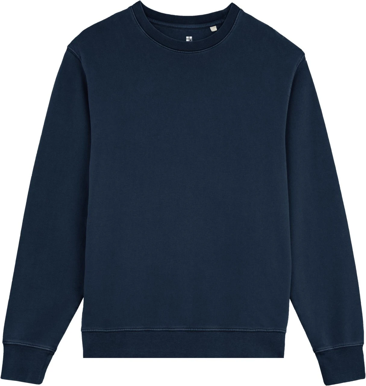 Terry Sweatshirt Aus Bio-Baumwolle - French Navy 1 Terry Sweatshirt Aus Bio-Baumwolle - French Navy