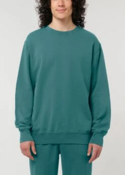 Vintage Terry Sweatshirt Aus Bio-Baumwolle - G. Dyed Hydro 14 Vintage Terry Sweatshirt Aus Bio-Baumwolle - G. Dyed Hydro -MELA Geschaft Bio Baumwoll Sweater Unisex U085 102 1280x1280