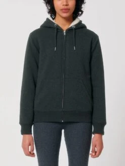 Gefütterte Unisex Kapuzenjacke Aus Bio-Baumwolle - Dark Heather Grey 12 Gefütterte Unisex Kapuzenjacke Aus Bio-Baumwolle - Dark Heather Grey -MELA Geschaft Bio Baumwoll Sweatjacke weich flauschig U956 651 1280x1280