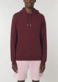 Terry Hoodie Aus Bio-Baumwolle - Burgundy -MELA Geschaft Bio Baumwolle recyceltes Polyester FairFashion U011 244 1280x1280