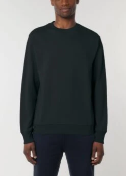 Terry Sweatshirt Aus Bio-Baumwolle - Black 12 Terry Sweatshirt Aus Bio-Baumwolle - Black -MELA Geschaft Bio Baumwolle recyceltes Polyester U799 002 1280x1280