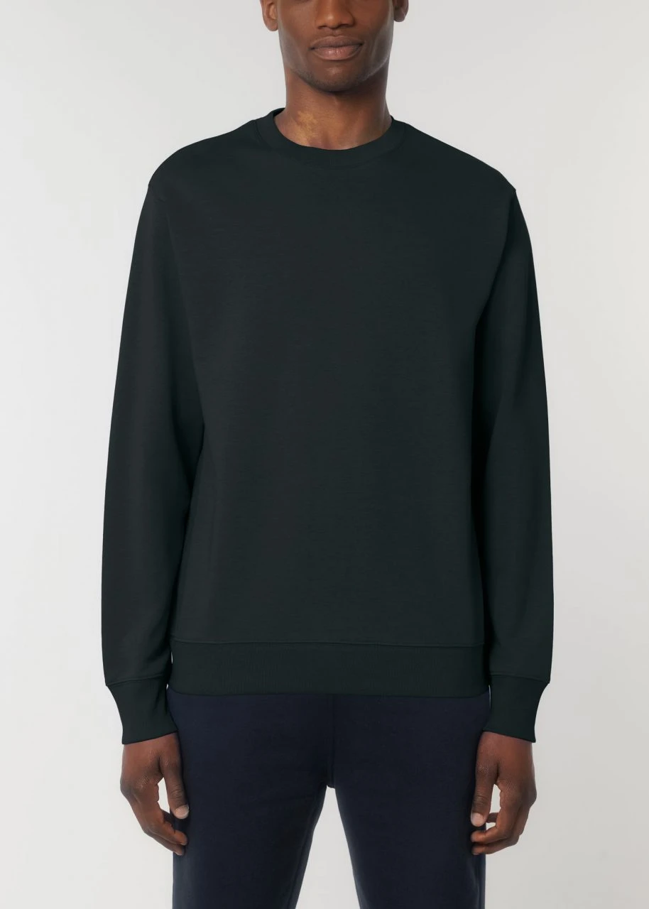 Terry Sweatshirt Aus Bio-Baumwolle - Black 4 Terry Sweatshirt Aus Bio-Baumwolle - Black – Bild 4