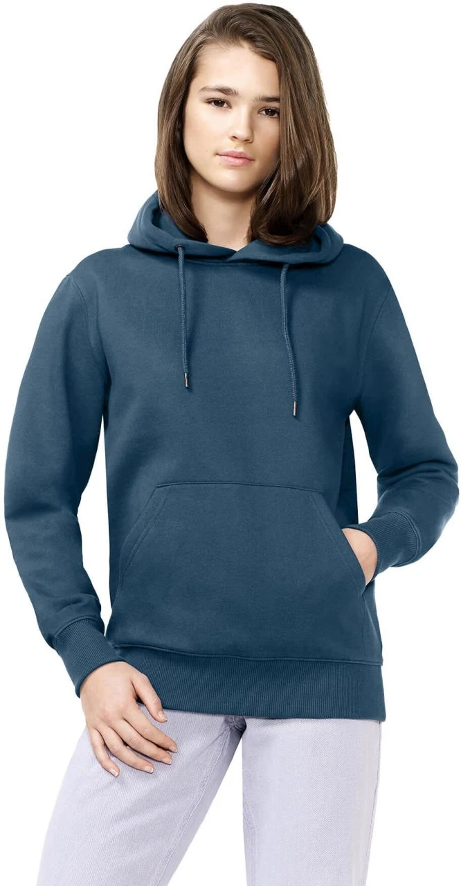 Organic Unisex Hoodie - Denim Blue 3 Organic Unisex Hoodie - Denim Blue – Bild 3