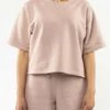 Mela Fairtrade Kurzarm Sweatshirt Deepali Aus Bio-Baumwolle - Rose
