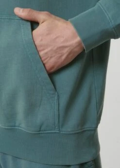 Vintage Terry Hoodie Aus Bio-Baumwolle - G. Dyed Hydro -MELA Geschaft Detail Kaengurutasche luftiger Terrystoff U040 102 1280x1280