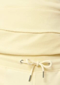 Terry Hoodie Aus Bio-Baumwolle - Butter -MELA Geschaft Detail Terry Stoff Innenseite U011 078 1280x1280