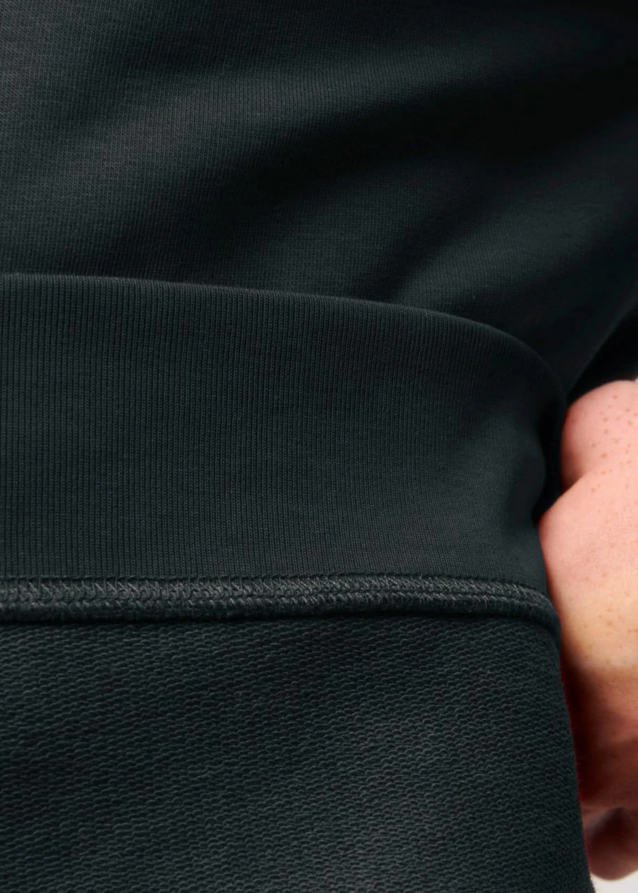 Terry Sweatshirt Aus Bio-Baumwolle - Black 8 Terry Sweatshirt Aus Bio-Baumwolle - Black – Bild 8