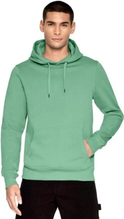 Hoodie Aus Bio-Baumwolle - Sage Green 7 Hoodie Aus Bio-Baumwolle - Sage Green -MELA Geschaft EP51P Hoodie sage green fair organic 1280x1280