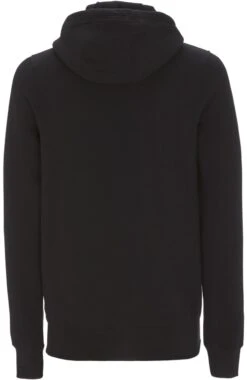 Organic Zip-Up Hoodie - Schwarz -MELA Geschaft EP51Z black back 1280x1280