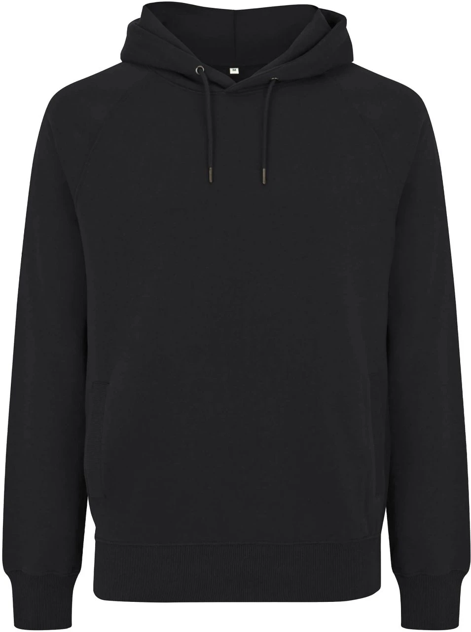 Schwerer Raglan Hoodie Aus Bio-Baumwolle - Black 1 Schwerer Raglan Hoodie Aus Bio-Baumwolle - Black