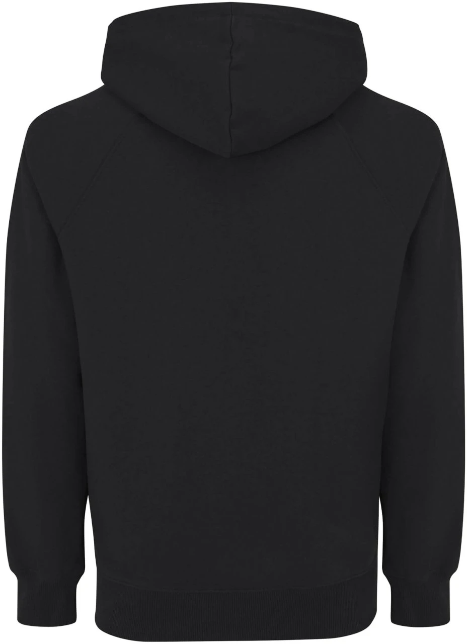 Schwerer Raglan Hoodie Aus Bio-Baumwolle - Black 2 Schwerer Raglan Hoodie Aus Bio-Baumwolle - Black – Bild 2