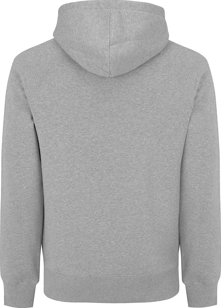Schwerer Raglan Hoodie Aus Bio-Baumwolle - Melange Grey 2 Schwerer Raglan Hoodie Aus Bio-Baumwolle - Melange Grey – Bild 2