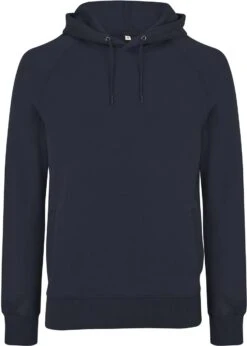 Schwerer Raglan Hoodie Aus Bio-Baumwolle - Navy