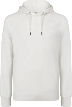 Schwerer Raglan Hoodie Aus Bio-Baumwolle - White Mist