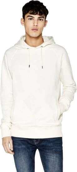 Schwerer Raglan Hoodie Aus Bio-Baumwolle - White Mist -MELA Geschaft EP61P WM M 012 2048x 1280x1280