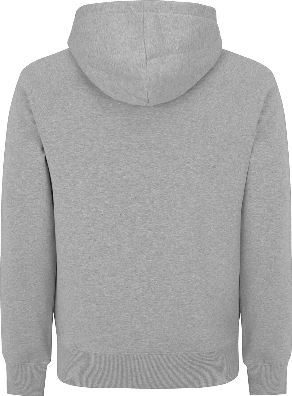 Schwerer Unisex Zip-Up Hoodie Aus Biobaumwolle - Melange Grey 2 Schwerer Unisex Zip-Up Hoodie Aus Biobaumwolle - Melange Grey – Bild 2