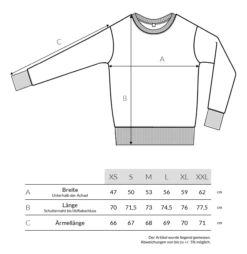 Unisex Sweatshirt Aus Biobaumwolle - Khaki Green -MELA Geschaft EP62 Groessentabelle 1280x1280 8