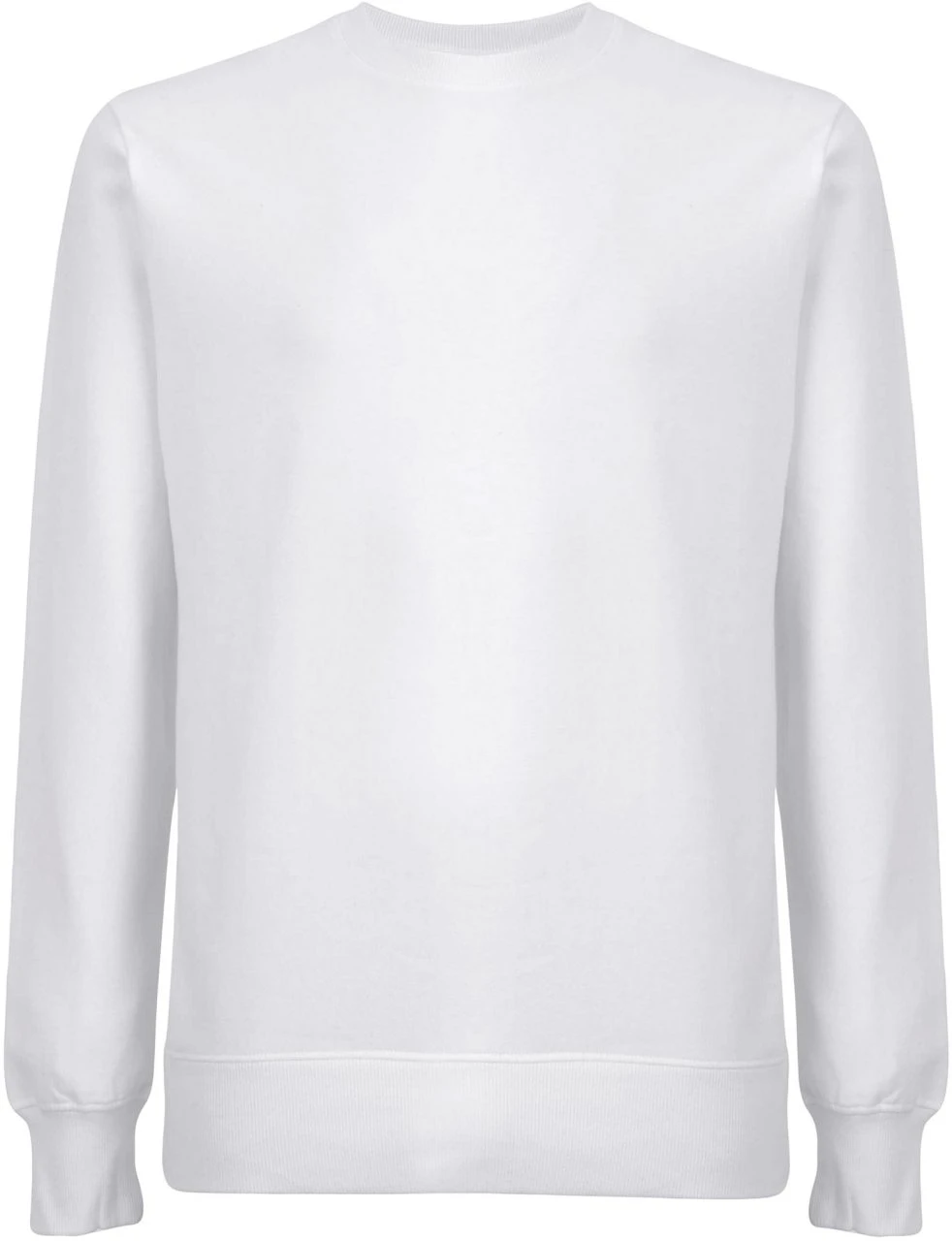 Unisex Sweatshirt Aus Biobaumwolle - White 1 Unisex Sweatshirt Aus Biobaumwolle - White