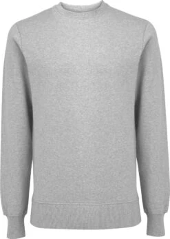 Unisex Sweatshirt Aus Biobaumwolle - Melange Grey