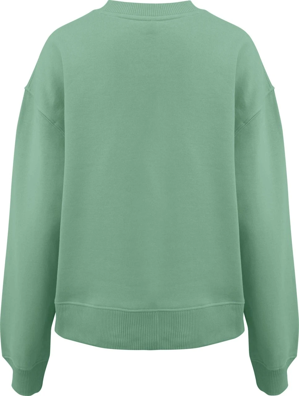 Schweres Sweatshirt Aus Biobaumwolle - Sage Green 2 Schweres Sweatshirt Aus Biobaumwolle - Sage Green – Bild 2