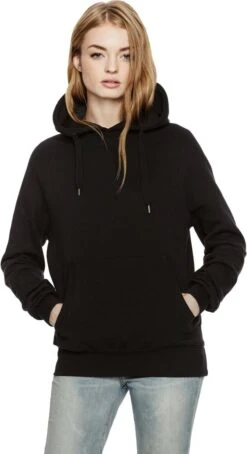 Kapuzenpullover Aus Fairtrade Bio-Baumwolle - Black -MELA Geschaft Fairer Unisex Hoodie aus Fairtrade Bio Baumwolle schwarz 1280x1280