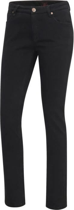 Sve:nja - Slim Fit Jeans Aus Bio-Baumwolle - Black