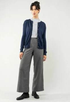 Mela Cardigan Aus Bio-Baumwolle - Dunkelblau 11 Mela Cardigan Aus Bio-Baumwolle - Dunkelblau -MELA Geschaft Frauen Baumwoll Cardigan dunkelblau 1280x1280