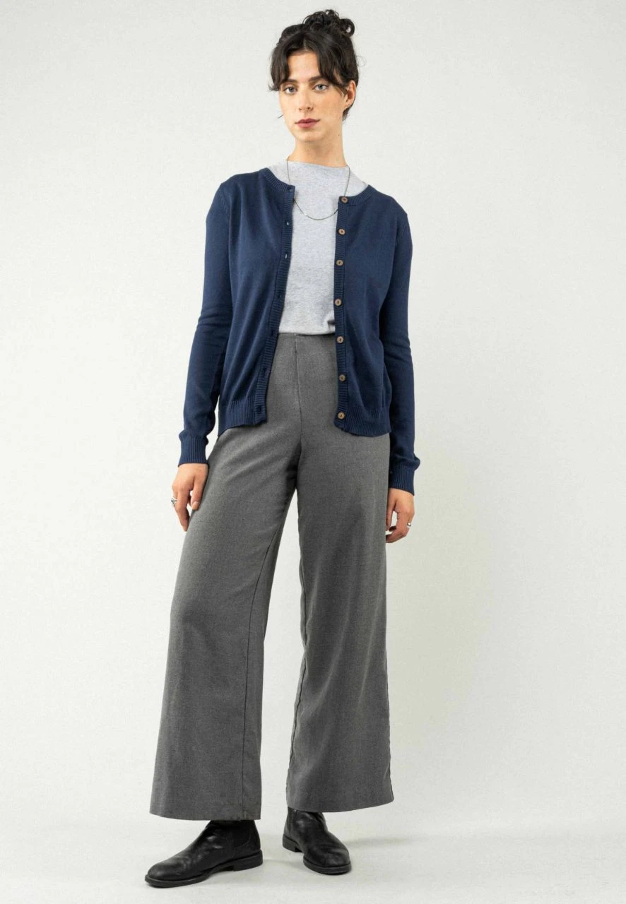 Mela Cardigan Aus Bio-Baumwolle - Dunkelblau 6 Mela Cardigan Aus Bio-Baumwolle - Dunkelblau – Bild 6
