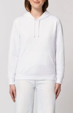 Unisex Hoodie Aus Bio-Baumwolle - White 14 Unisex Hoodie Aus Bio-Baumwolle - White -MELA Geschaft GSTSU812 001 Kapuzenpulli unisex Frauen Maenner fair trade vegan 1280x1280