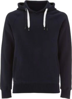 Raglan Hoodie Aus Bio-Baumwolle - Navy