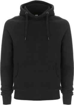 Kapuzenpullover Aus Fairtrade Bio-Baumwolle - Black