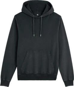 Vintage Terry Hoodie Aus Bio-Baumwolle - G. Dyed Black Rock