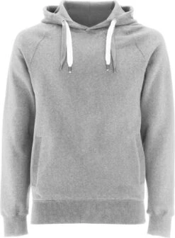Raglan Hoodie Aus Bio-Baumwolle - Melange Grey