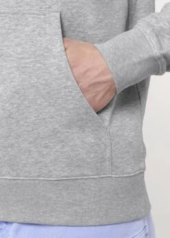 Terry Hoodie Aus Bio-Baumwolle - Heather Grey -MELA Geschaft Kaengututasche grau meliert Hoodie U011 250 1280x1280