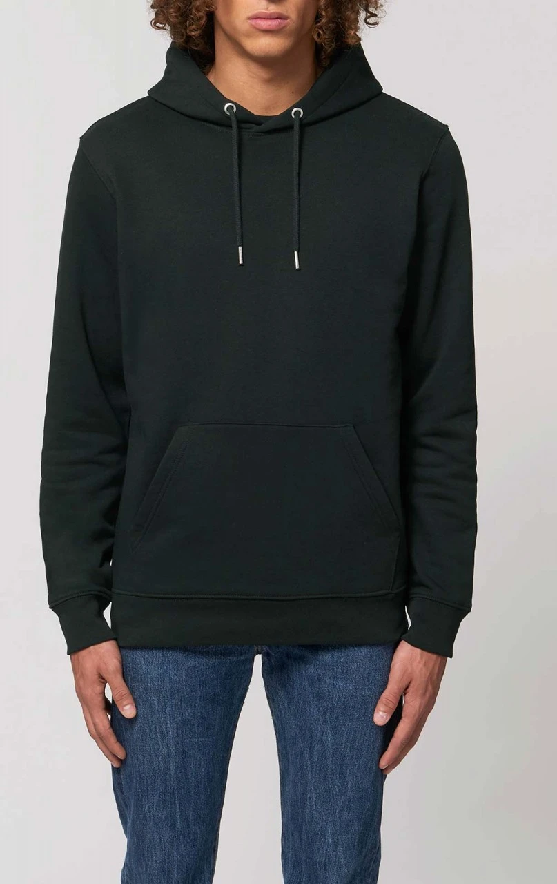 Unisex Hoodie Aus Bio-Baumwolle - Black 3 Unisex Hoodie Aus Bio-Baumwolle - Black – Bild 3