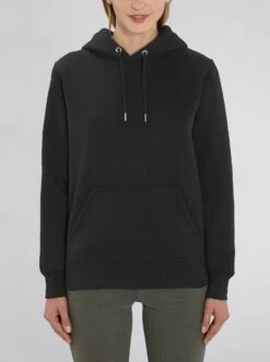 Unisex Hoodie Aus Bio-Baumwolle - Black 13 Unisex Hoodie Aus Bio-Baumwolle - Black -MELA Geschaft Kapuzen Pullover Damen Unisex Schnitt warm dick Biobaumwolle schwarz 1280x1280