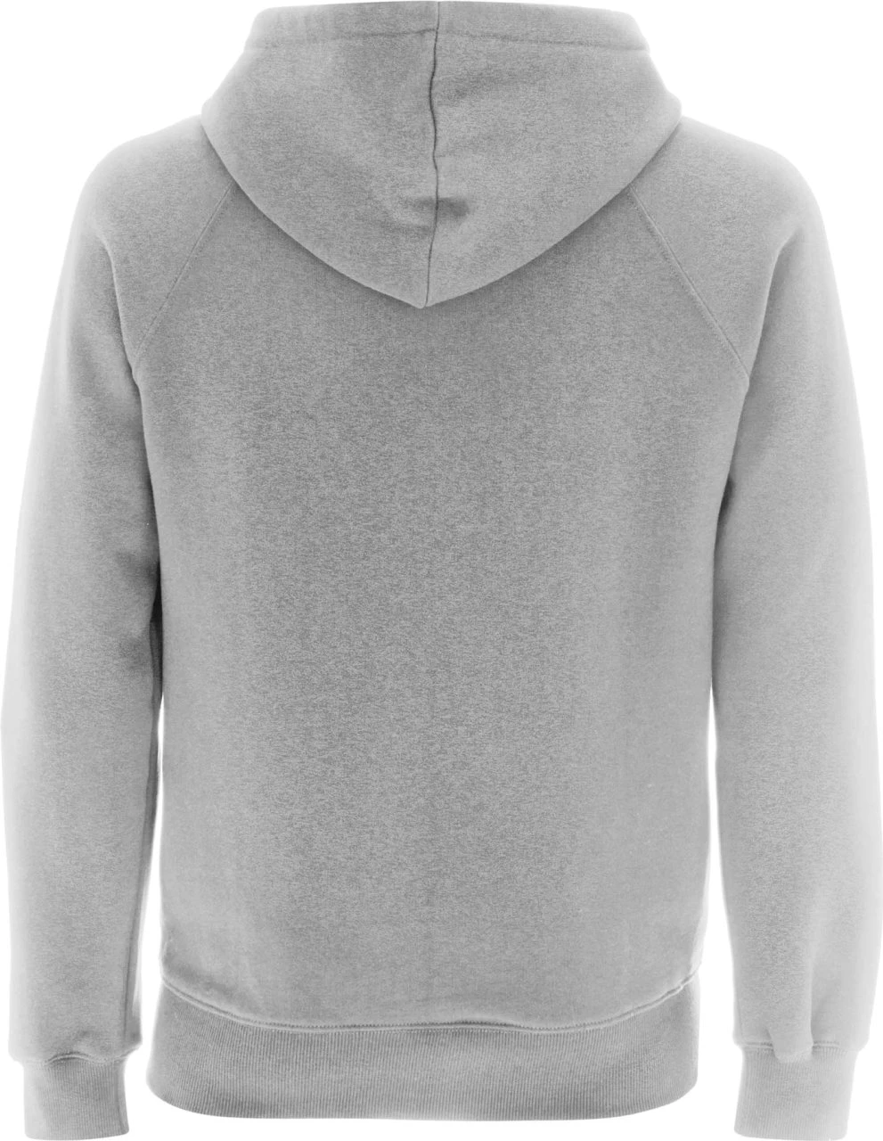 Unisex Biobaumwoll Zip-Up Hoody Mit Seitentaschen - Grau-meliert 2 Unisex Biobaumwoll Zip-Up Hoody Mit Seitentaschen - Grau-meliert – Bild 2