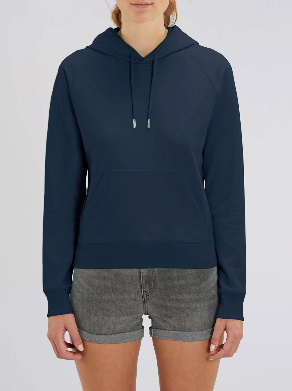 Raglan-Hoodie Aus Bio-Baumwolle - French Navy 3 Raglan-Hoodie Aus Bio-Baumwolle - French Navy – Bild 3