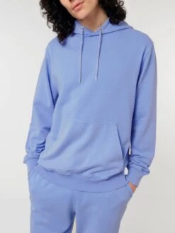 Vintage Terry Hoodie Aus Bio-Baumwolle - G. Dyed Swimmer Blue -MELA Geschaft Kapuzenpullover stueckgefaerbt fair nachhaltig U040 103 1280x1280