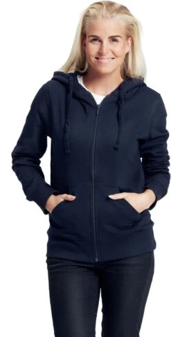 Neutral Zip-Up Hoodie Aus Fairtrade Bio-Baumwolle - Navy 7 Neutral Zip-Up Hoodie Aus Fairtrade Bio-Baumwolle - Navy -MELA Geschaft Neutral zip hoodie damen navy O83301 1280x1280