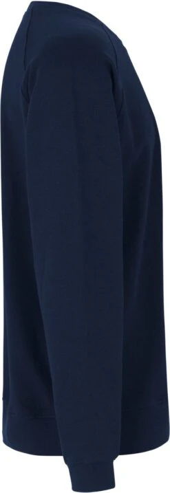Neutral Unisex Sweatshirt Aus Fairtrade Bio-Baumwolle - Navy 6 Neutral Unisex Sweatshirt Aus Fairtrade Bio-Baumwolle - Navy -MELA Geschaft O63001 Maenner Pulli dunkelblau hochwertig side 1280x1280