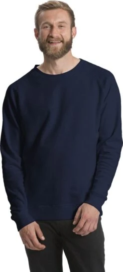 Neutral Unisex Sweatshirt Aus Fairtrade Bio-Baumwolle - Navy 7 Neutral Unisex Sweatshirt Aus Fairtrade Bio-Baumwolle - Navy -MELA Geschaft O63001 Sweater Fairtrade crew neck 1280x1280