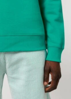 Unisex Sweatshirt Aus Bio-Baumwolle - Go Green -MELA Geschaft Rippbuendchen Aermelabschluss Huefte go green U823 100 1280x1280