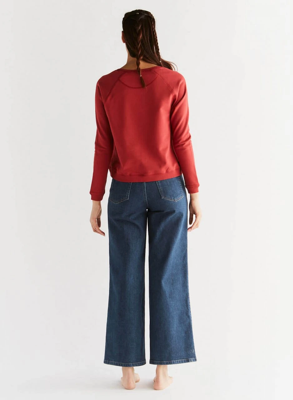 Wide Leg Jeans Aus Bio-Baumwolle - Lapis Blue 8 Wide Leg Jeans Aus Bio-Baumwolle - Lapis Blue – Bild 8