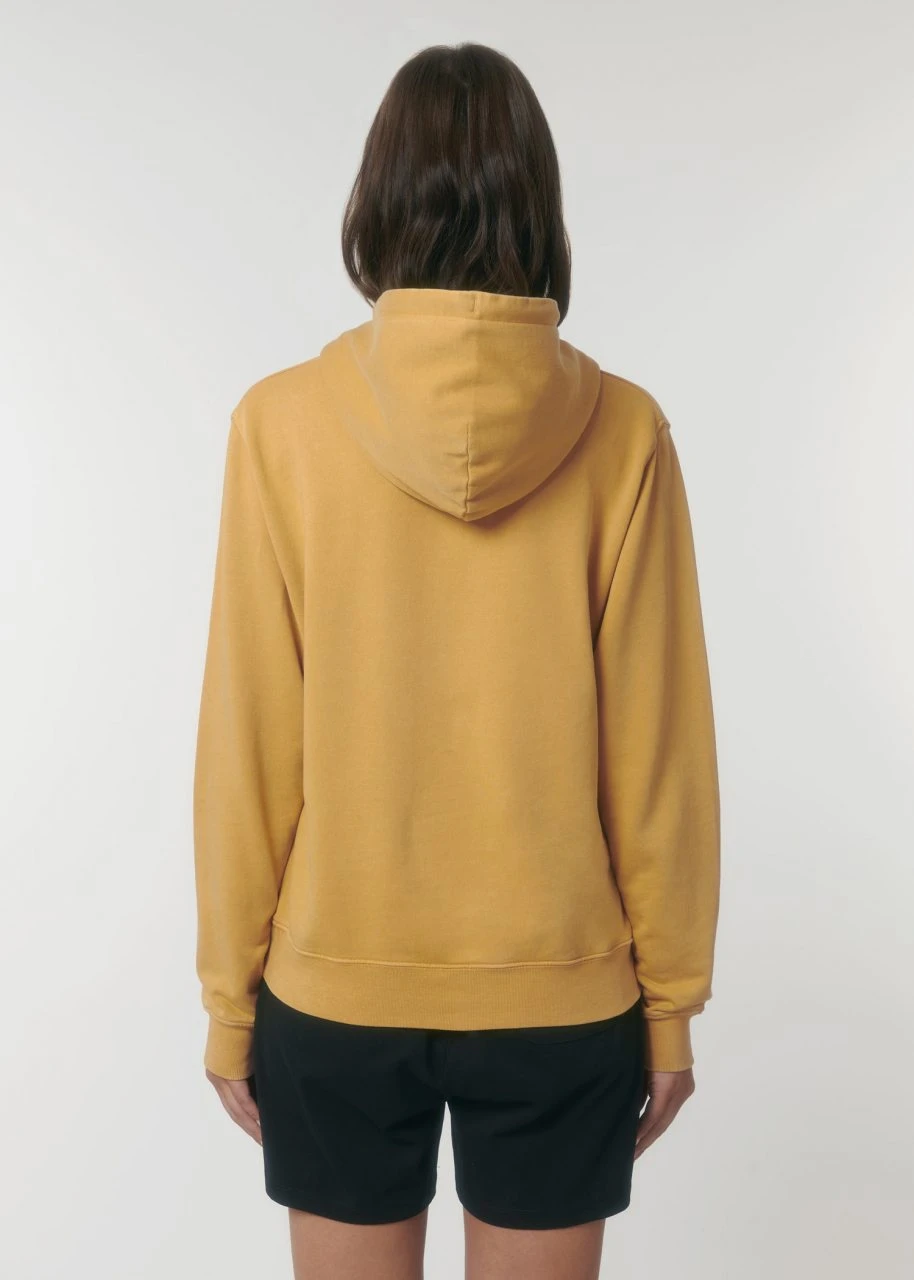 Vintage Terry Hoodie Aus Bio-Baumwolle - G. Dyed Gold Ochre 9 Vintage Terry Hoodie Aus Bio-Baumwolle - G. Dyed Gold Ochre – Bild 9