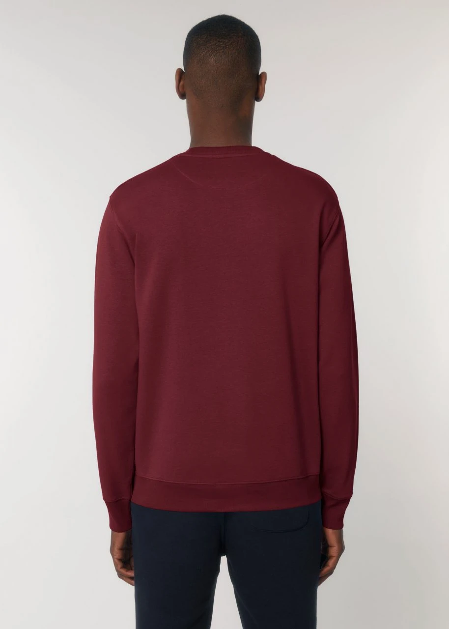 Terry Sweatshirt Aus Bio-Baumwolle - Burgundy 5 Terry Sweatshirt Aus Bio-Baumwolle - Burgundy – Bild 5