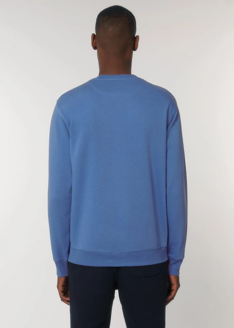 Terry Sweatshirt Aus Bio-Baumwolle - Bright Blue 5 Terry Sweatshirt Aus Bio-Baumwolle - Bright Blue – Bild 5